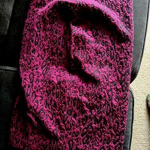 Purple leopard pencil skirt from Express. Size 12.